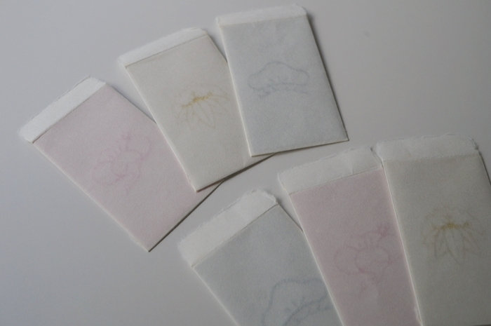 透かしを生かしたポチ袋