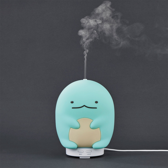 すみっコぐらし ルームライト加湿器 とかげ(加湿器モード イメージ)