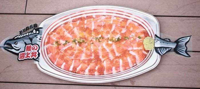 テイクアウト鮭の遡上丼