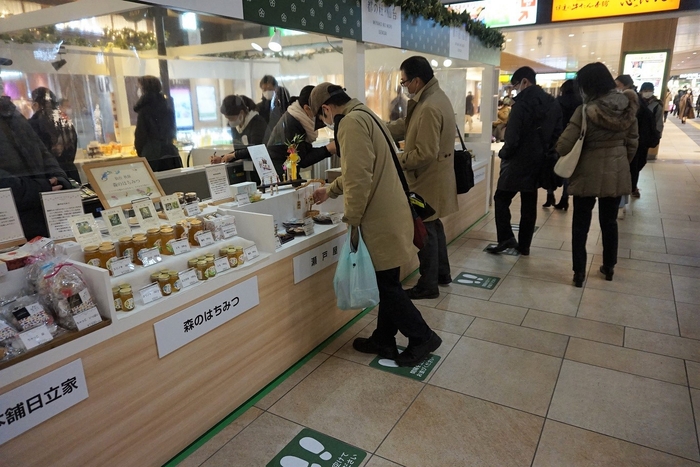 令和2年12月の販売会の様子