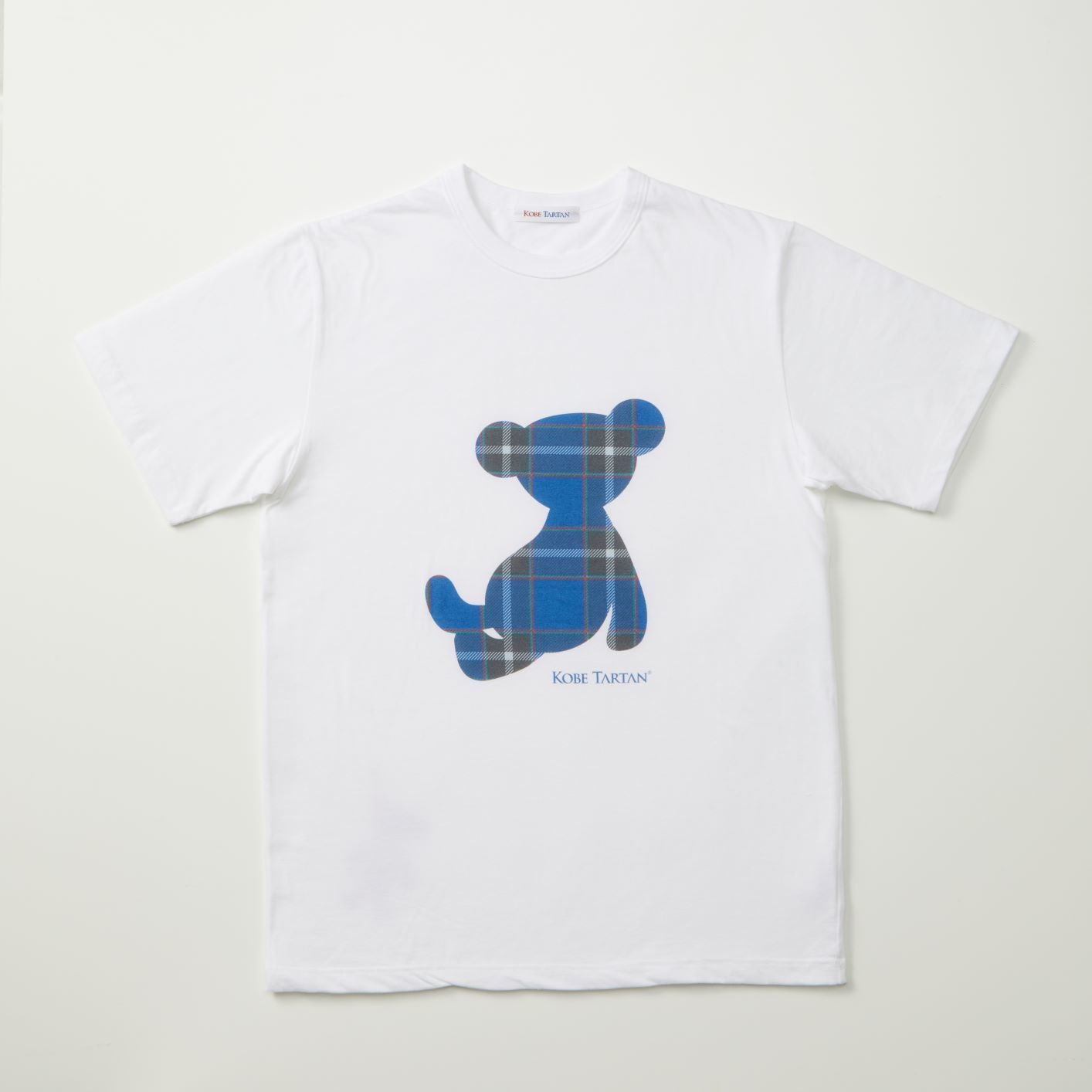 神戸タータン 超消臭Tシャツ くまさんプリント