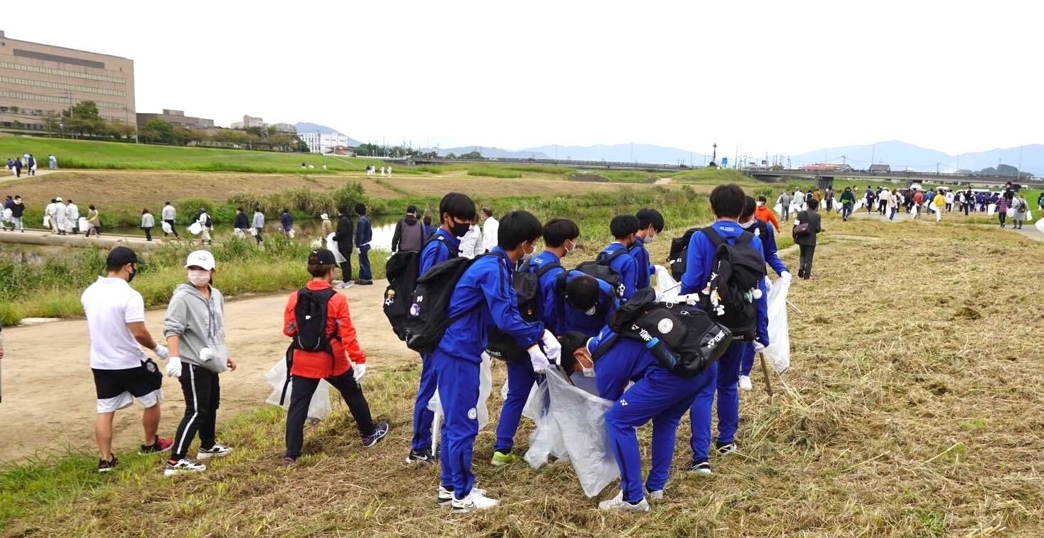 令和4年(2022年度)開催の「I LOVE 遠賀川」の様子(昨年は荒天中止)