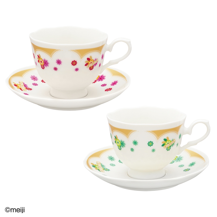 B賞:<meijiチェルシー> ティーカップ&ソーサー