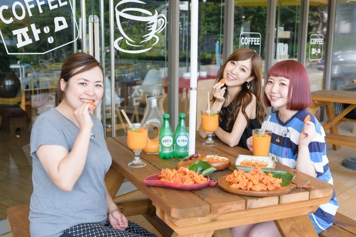 美味しいK-FOODをたくさん頂きました!