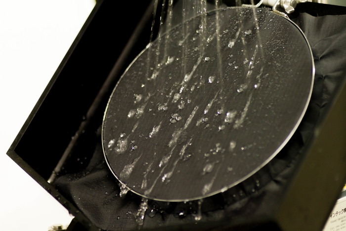 撥水評価の様子