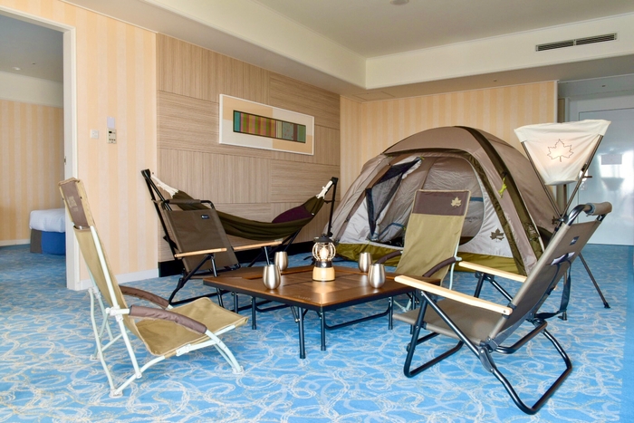 『グランピングスイート』 コネクト仕様で最大6名まで宿泊可能