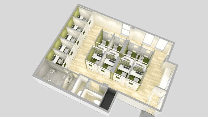 <3階(喫煙可能フロア)>