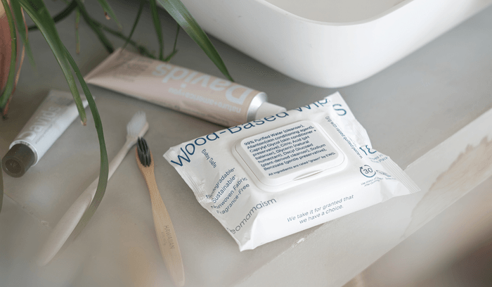 ベビー用品感を感じさせないスタイリッシュなベビーワイプ