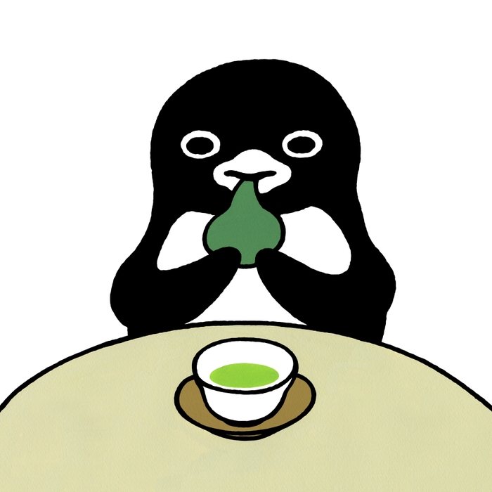 「最高の組み合わせ 草餅と煎茶」(フレームサイズ:約43×43cm)44,000円