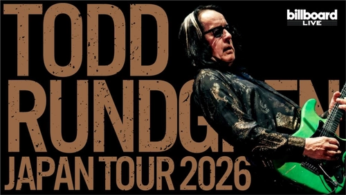 ロックの殿堂入りを果たした“レジェンド”、 トッド・ラングレンのジャパンツアーが決定