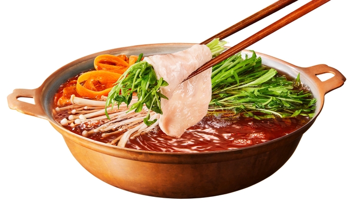 調理例(男梅しゃぶしゃぶ)