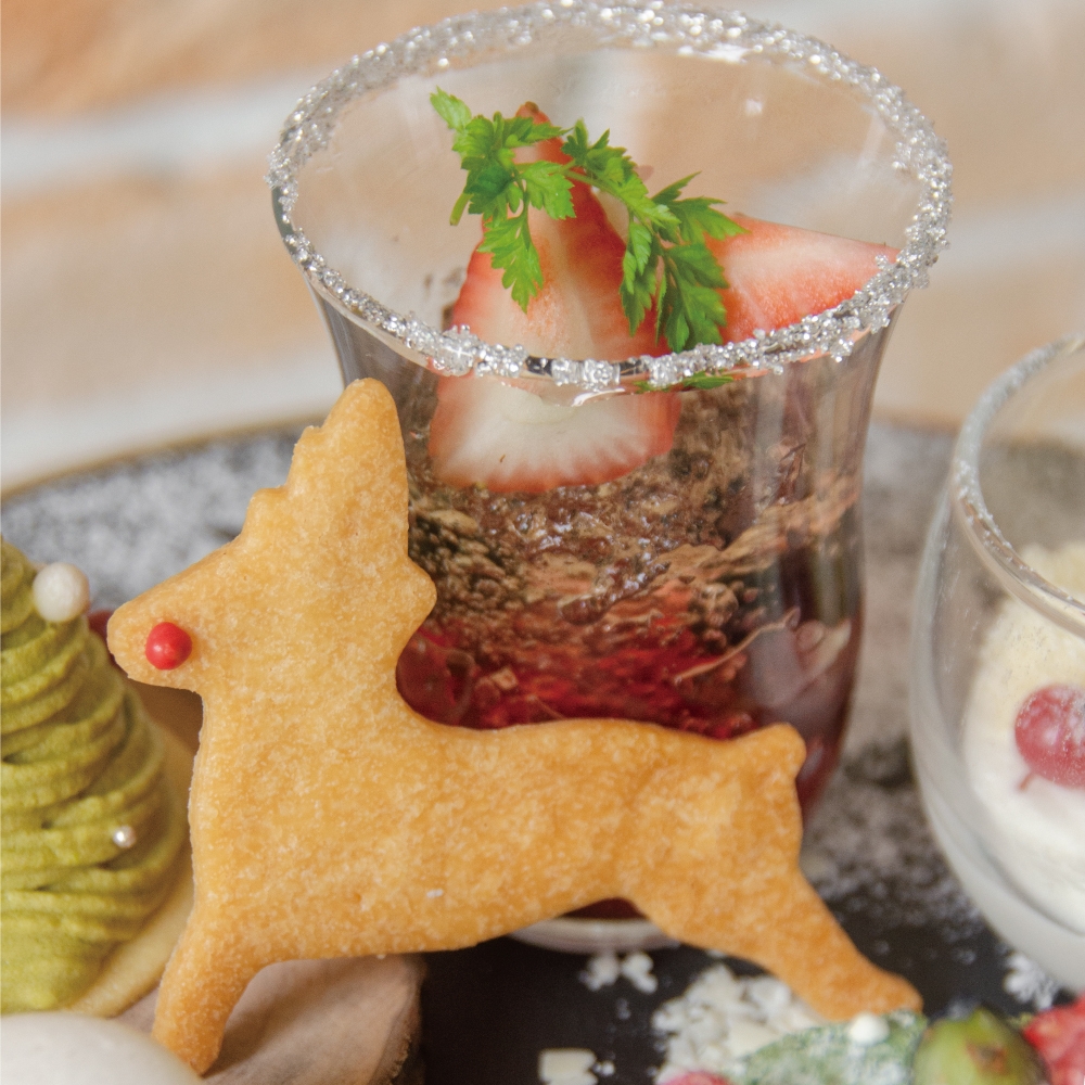 トナカイクッキー&ジュレグラス
