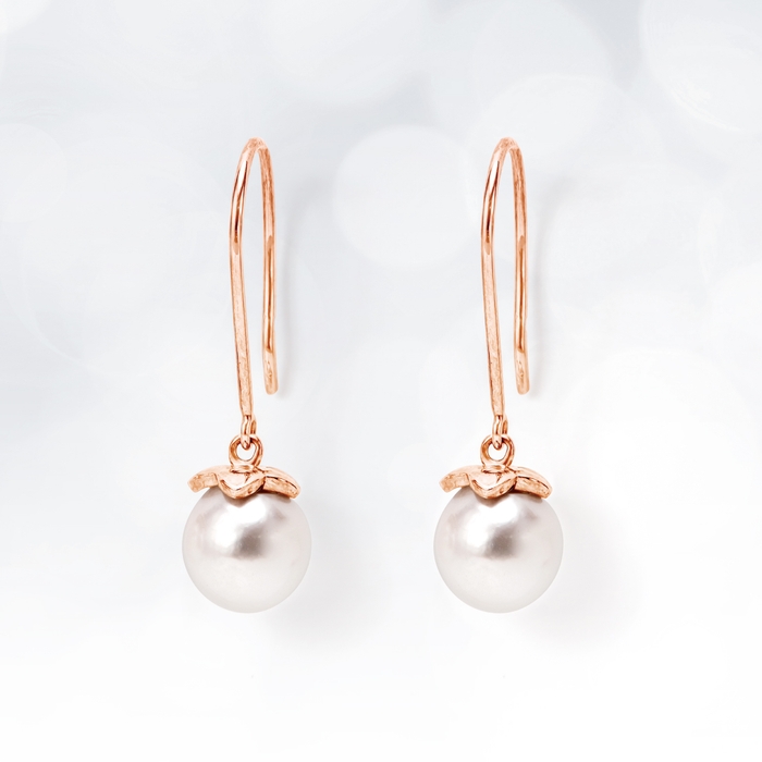 K10PG アコヤ真珠 ピアス ¥12,000(+税)