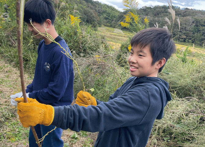自然が僕らの遊び場！