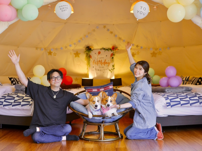 「わんダフル」な特典付きグランピングプラン登場