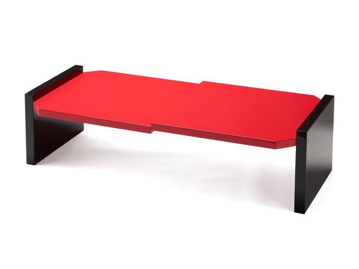 Bi-level Black Table