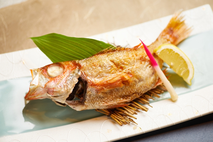 「秋満喫プラン」ノドグロの塩焼き