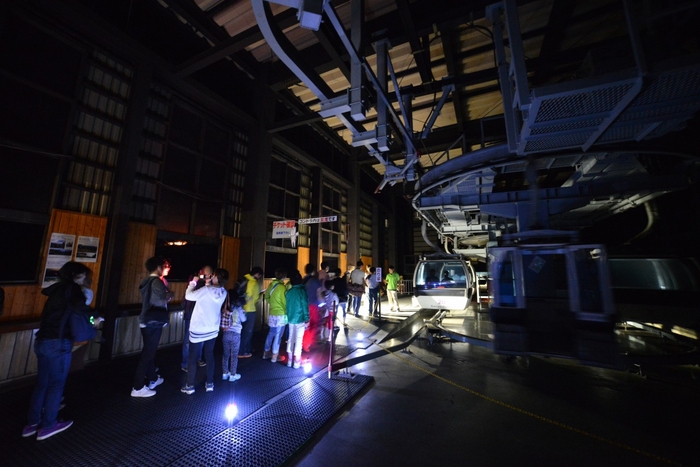 いざ、夜のゴンドラ乗車へ!