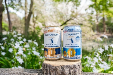 コートーコーポレーション　クロナキルティ蒸留所の ジン・ウイスキーのRTD缶を日本初販売