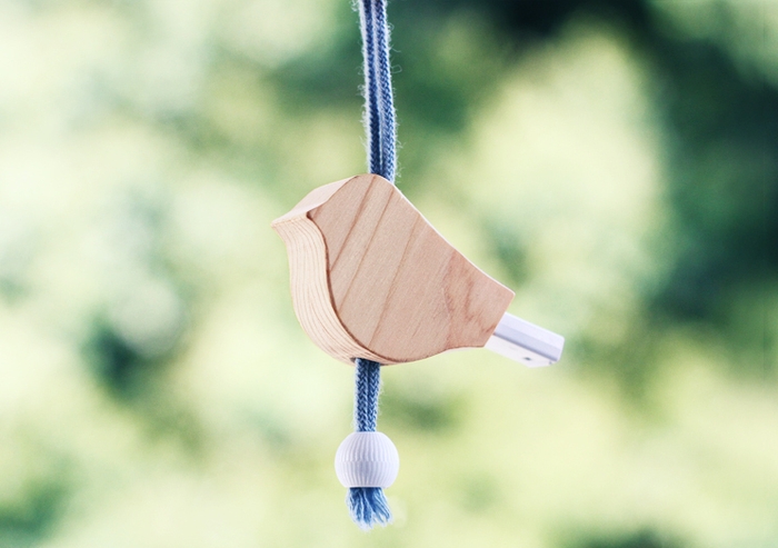 ランドセルにつけられる「ことりのふえ」