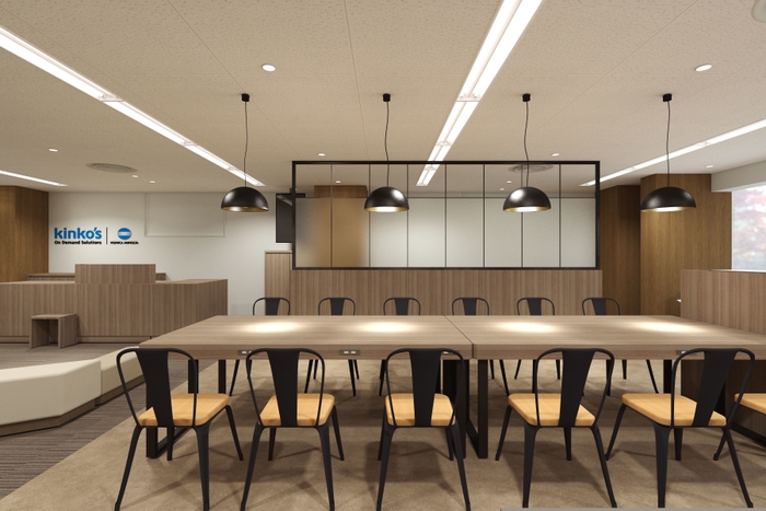 キンコーズ・栄店 ワーキングテーブルイメージ