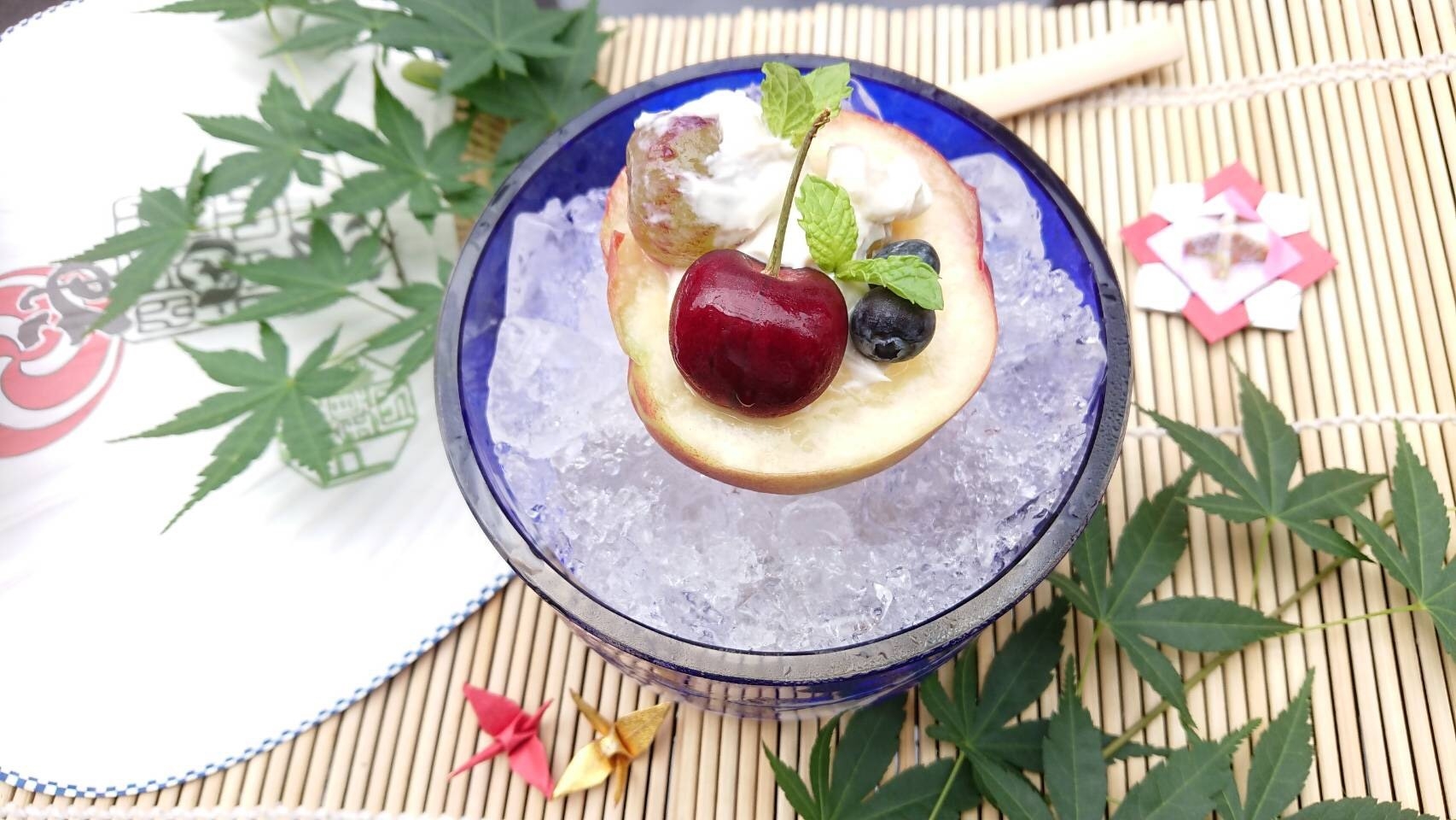 フルーツのヨーグルト白和え 桃窯入り ※要予約