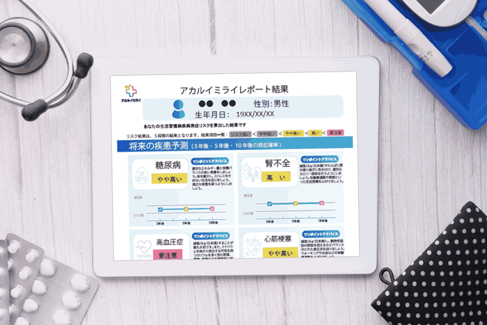 <レポート(サンプル画像)>