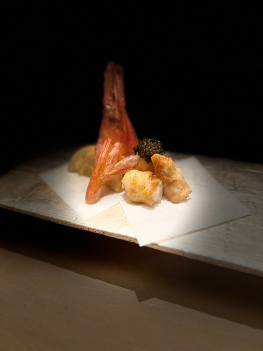 ぼたん海老のフライ