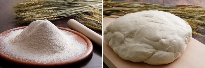 餃子専用小麦を使用/もっちもちの食感が楽しめる「熟成もち皮」