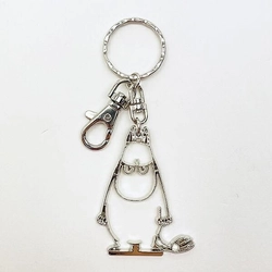 ムーミンシルバーキーホルダーはさりげなくおしゃれ。リトルミイも、スナフキンも。