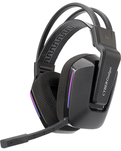『CYBER・ワイヤレスゲーミングヘッドセット(PS5/SWITCH/PC用)』ブラック