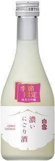 白雪 純米大吟醸 濃いにごり酒300ML瓶詰