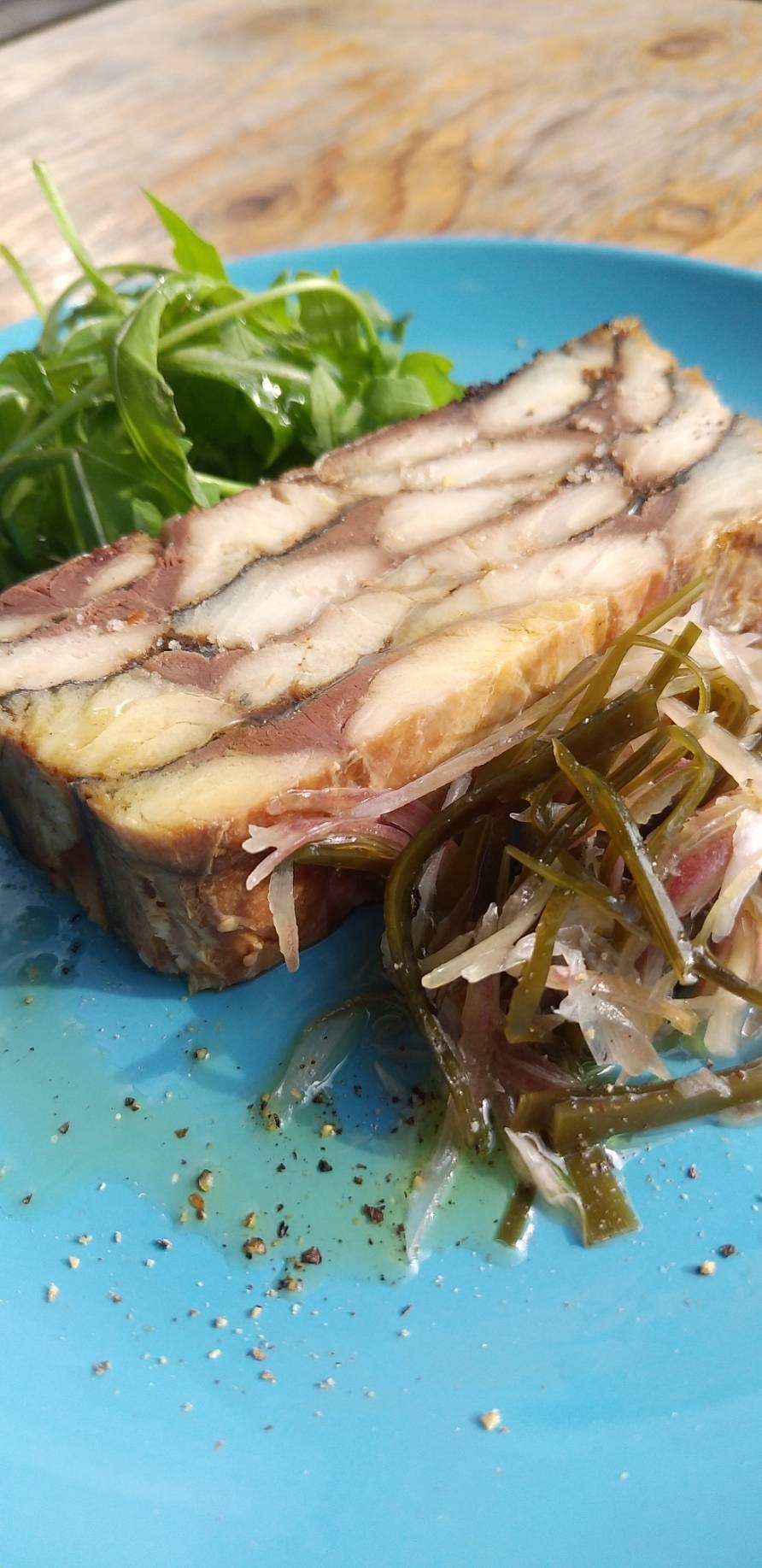 【お客様たくさん来たで賞】金華鯖の昆布〆と有馬山椒のテリーヌ