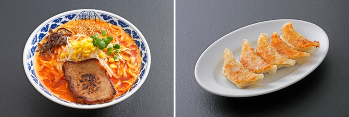 Vegan Miso Spicy RamenとVegan餃子