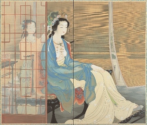上村松園「楊貴妃」大正11年(1922)