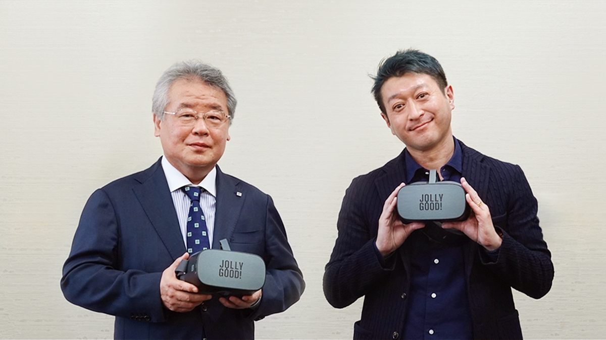 左から:大塚製薬 代表取締役社長 井上 眞/ジョリーグッド 代表取締役CEO 上路 健介