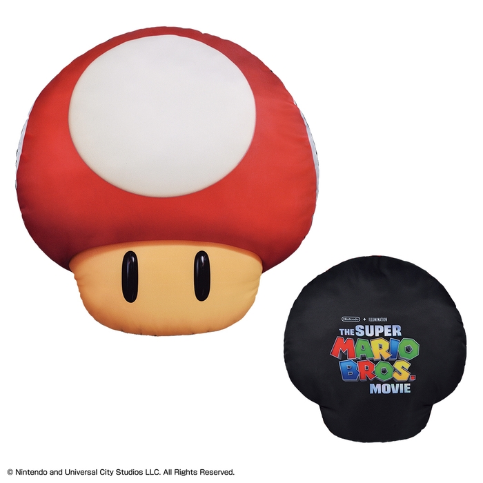 B賞:スーパーキノコ クッション