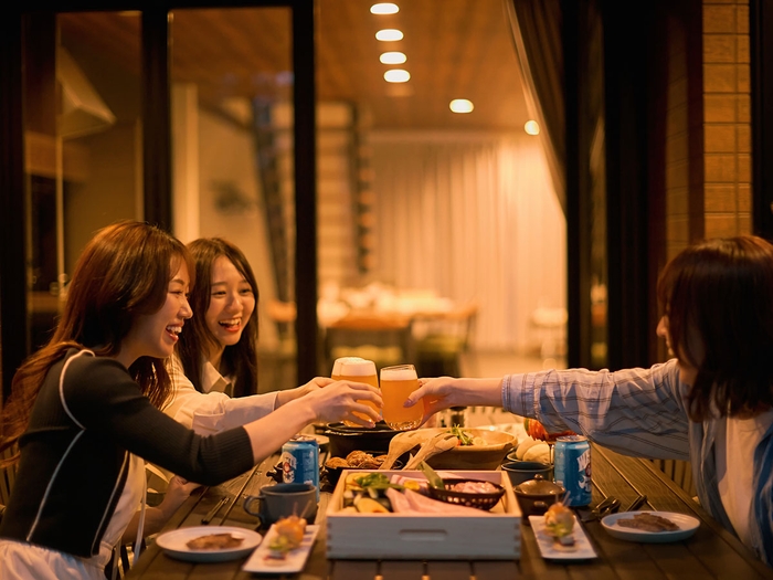 BBQで愉しいひとときを