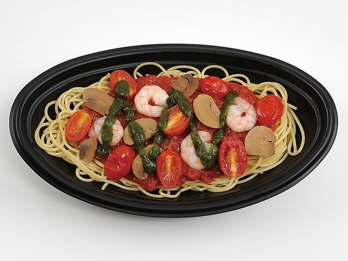 海老とトマトのポモドーロパスタ 単品画像 ※レンジ加熱前