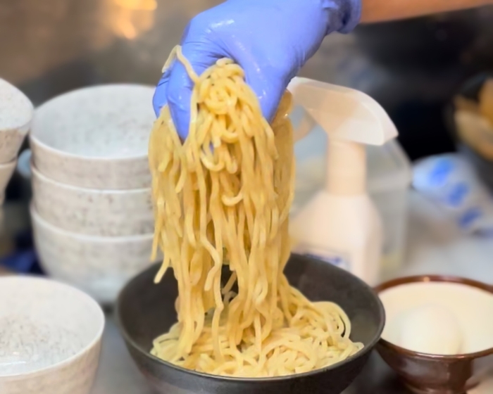 三河屋製麺全粒粉太麺