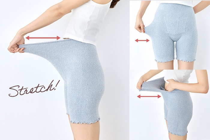 苦しくない伸び感で快適な履き心地