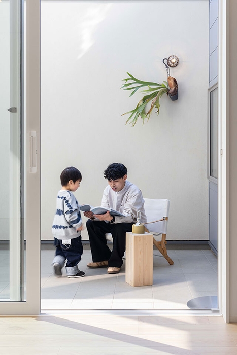 リビングとつながるプライベート屋外空間05