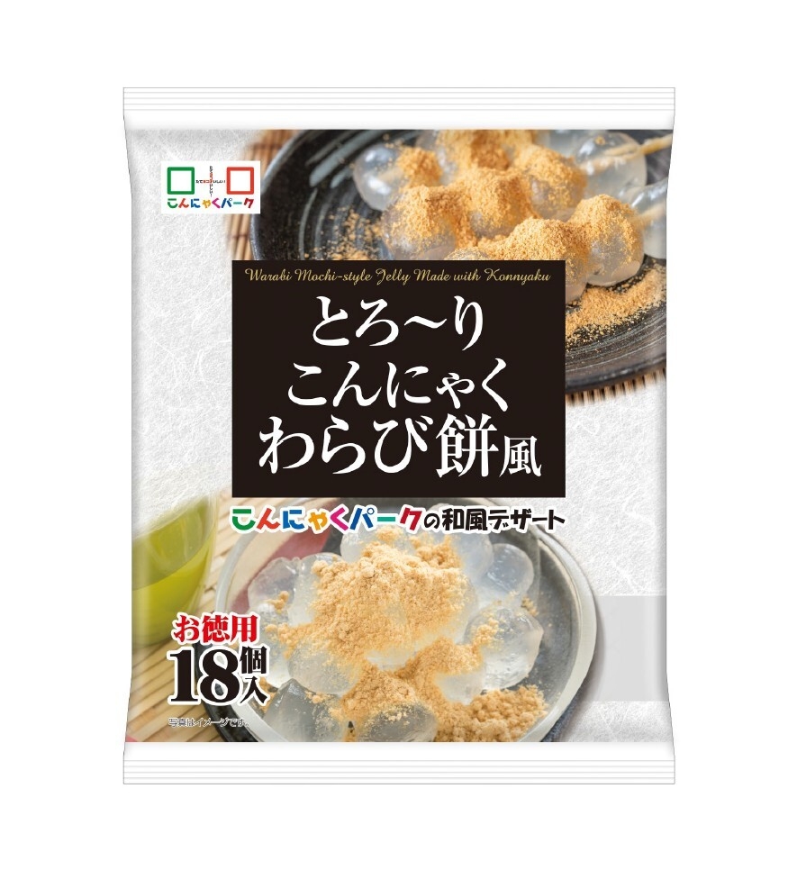 とろ~りこんにゃくわらび餅風(18個入り)