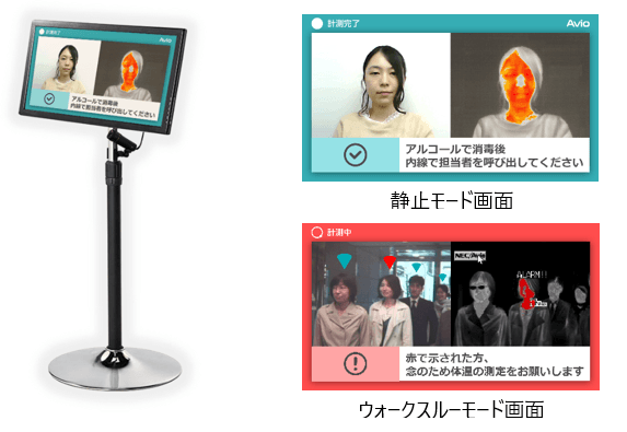 スクリーニング用サーモカメラ InfReC F50SA-FS