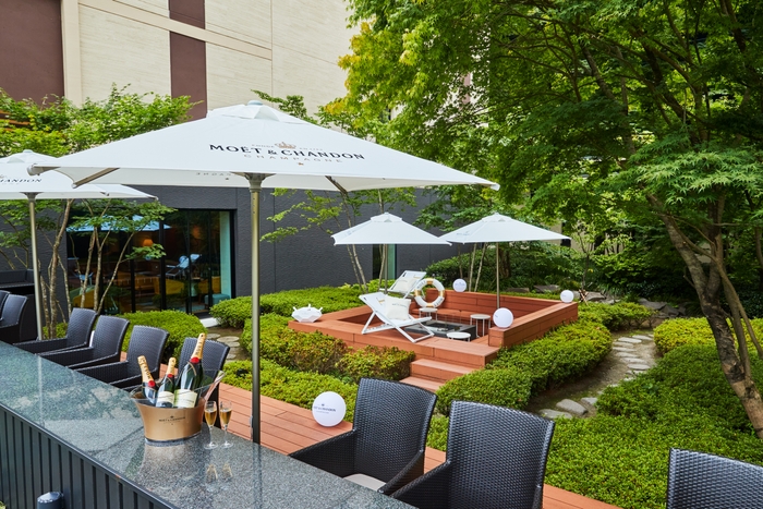 「Champagne Sunny Garden(シャンパンサニーガーデン)」昨年の様子