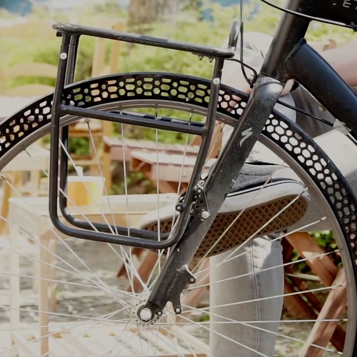 造形物:自転車のエアレスタイヤ