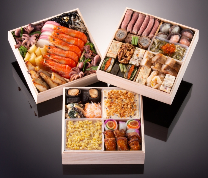 新商品！人気2品4倍 増量三段重