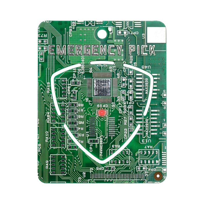 FLASH PCB ver.ピックキーホルダー 緑 表