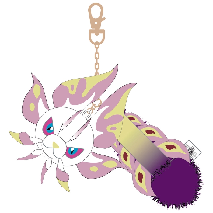 ▲しっぽ付きマスコットキーホルダー