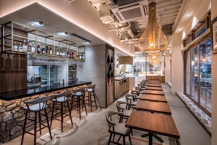 夕陽ヶ丘食堂 1階店内